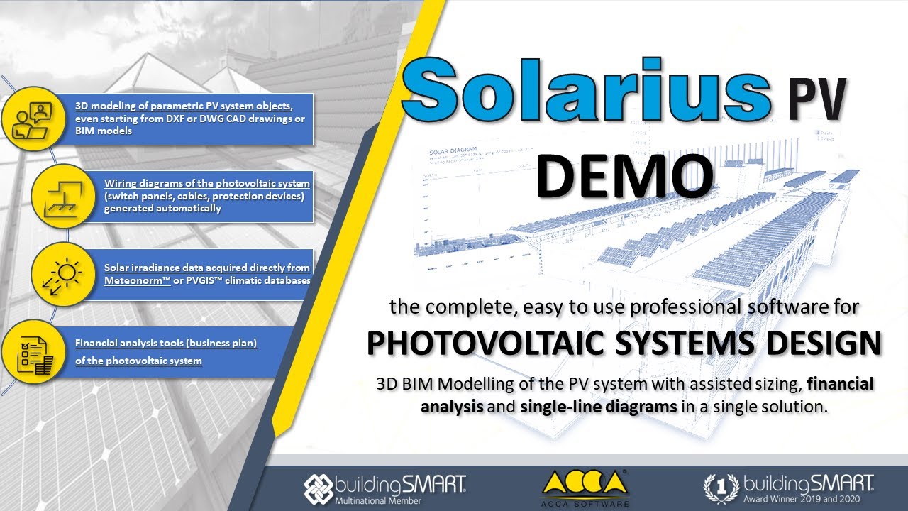 Edytor rozmieszczenia modułów PV na dachu Interaktywny edytor rozmieszczenia paneli na nachylonym dachu w programie 3D