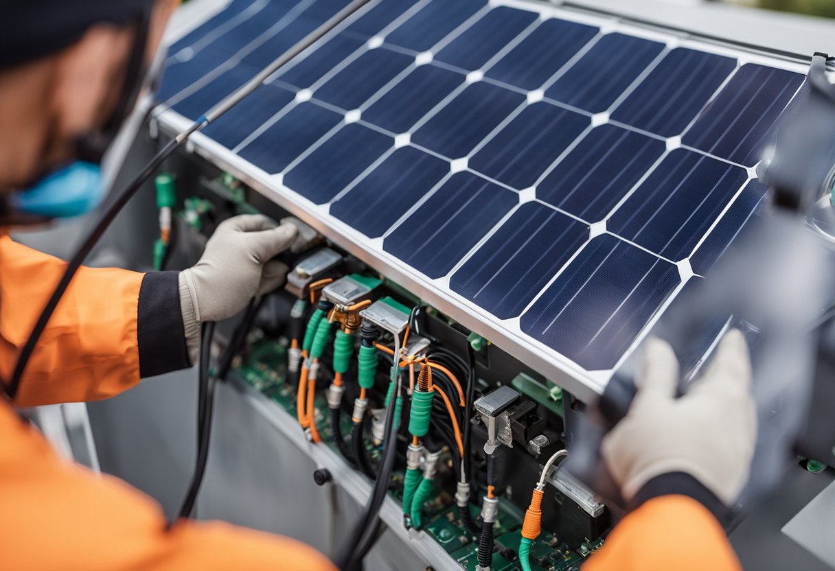 przekrój wewnętrzny przewodu do PV przekrój przewodu solarnego pokazujący grube żyły miedziane w podwójnej izolacji