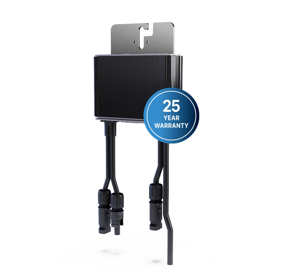 Schemat blokowy optymalizatora mocy pokazujący wejście z panelu i wyjście do inwertera